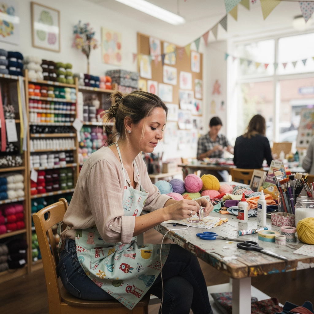 様々な色のビーズが大きな容器に入れられている画像